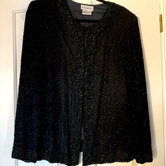 Vintage Holt Renfrew beaded jacket - Picture 1 of 12